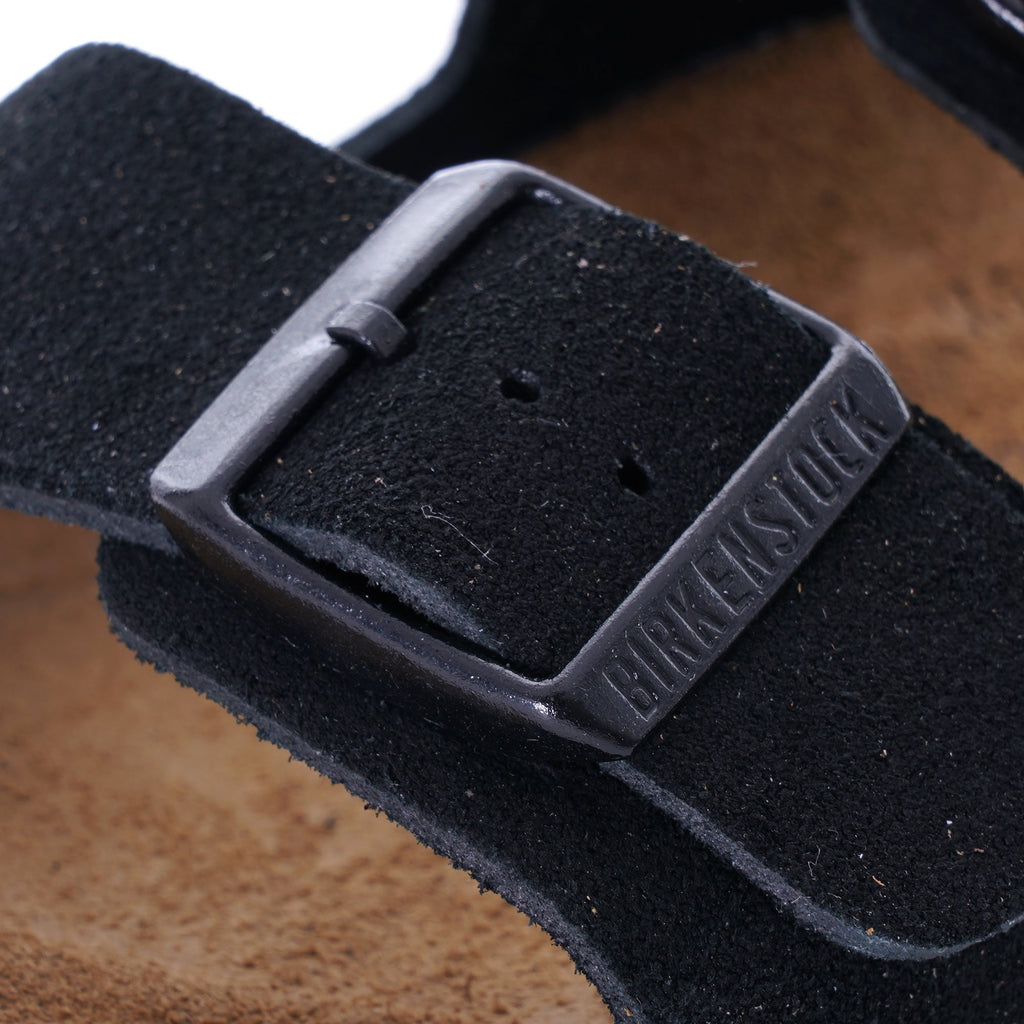 Womens Suede Arizona Soft Footbed - Black
