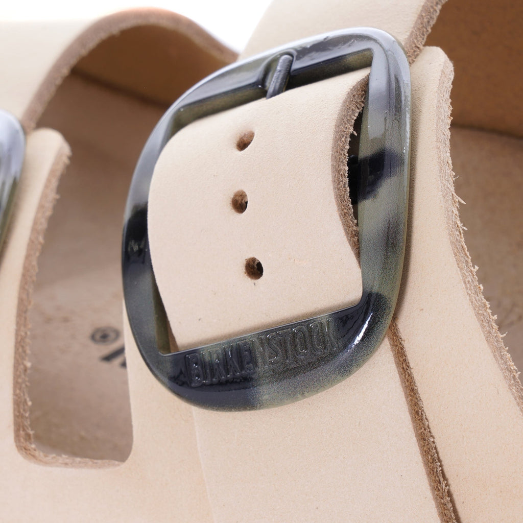 Womens Nubuck Leather Arizona Big Buckle - Almond