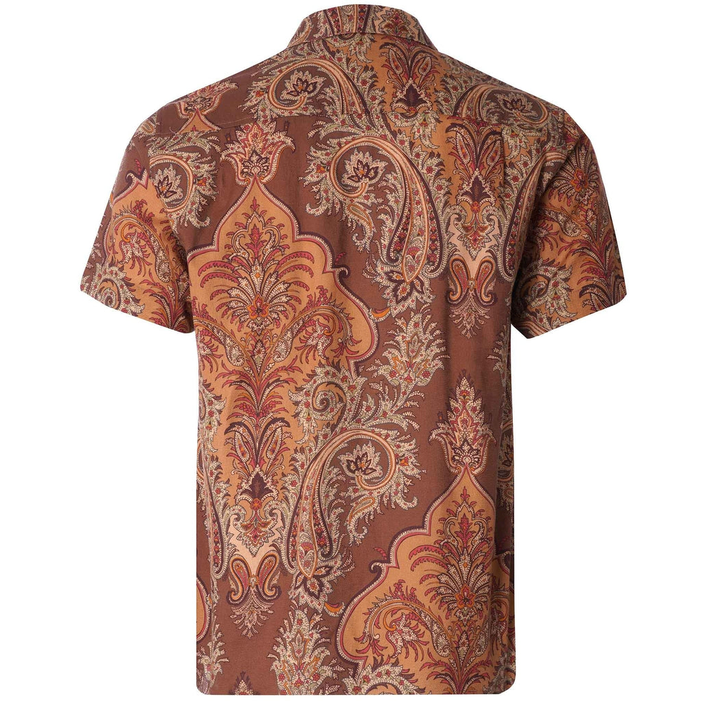 Malick Dobby Net Cotton Paisley Print Shirt - Multi