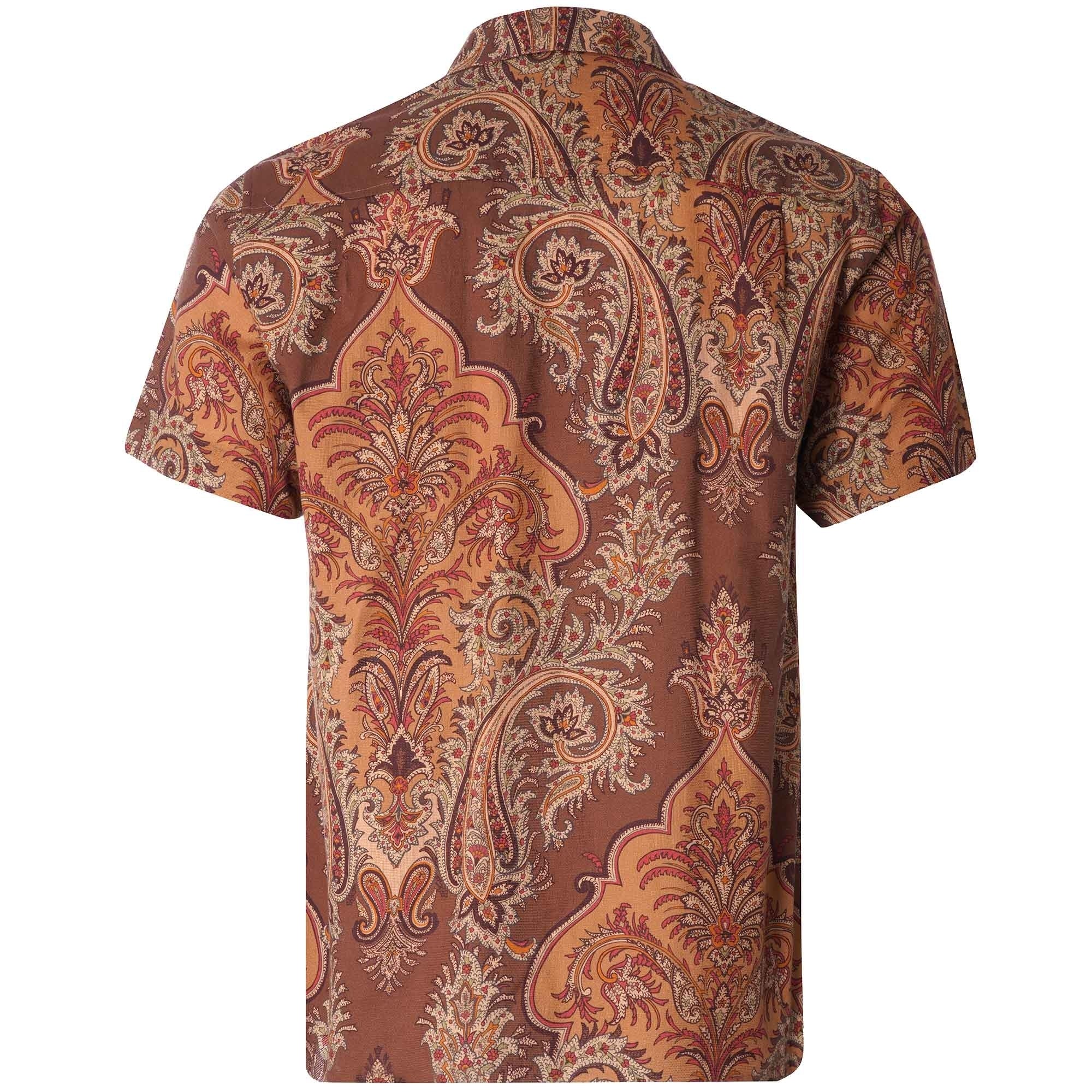 Malick Dobby Net Cotton Paisley Print Shirt - Multi