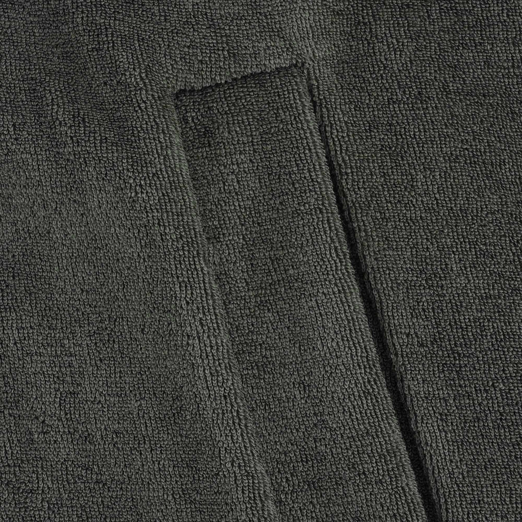 Beach Cotton Towelling Jacket - Dark Olive