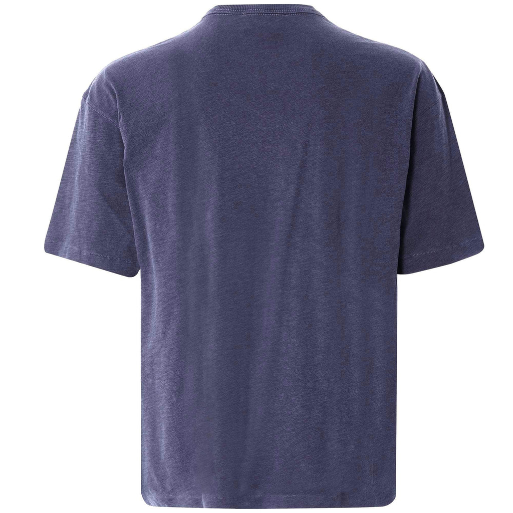 Triple Cotton Slub Jersey T-Shirt - Navy