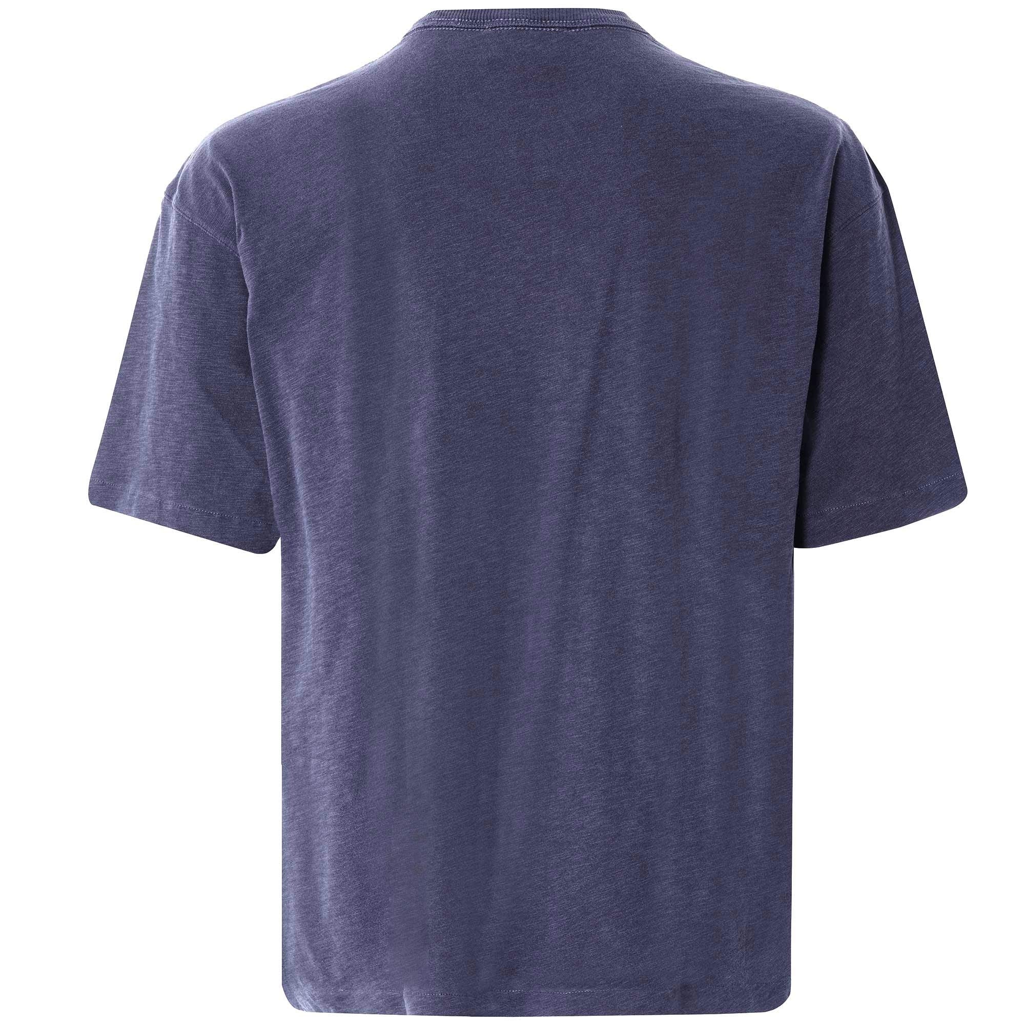 Triple Cotton Slub Jersey T-Shirt - Navy