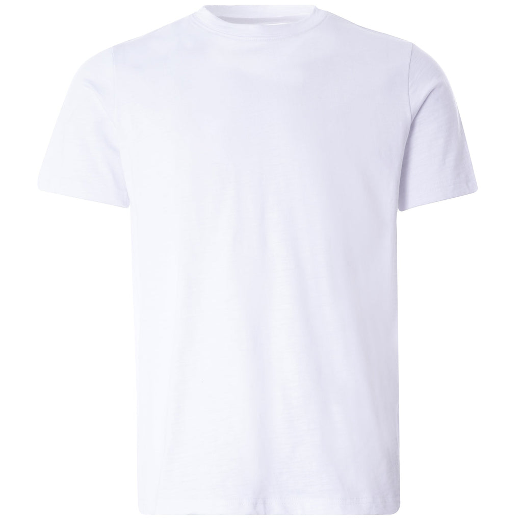 Middleton Slub Cotton T Shirt - White