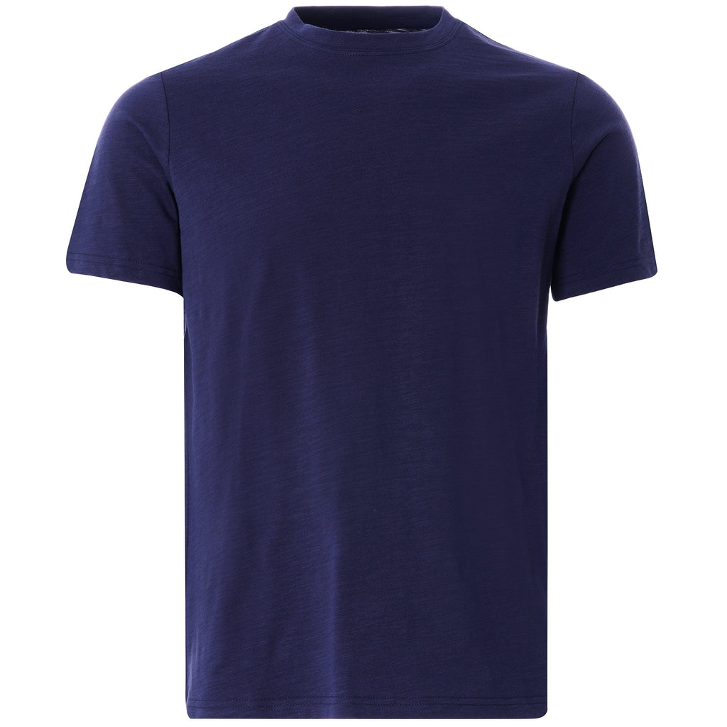 Middleton Slub Cotton T Shirt - Navy