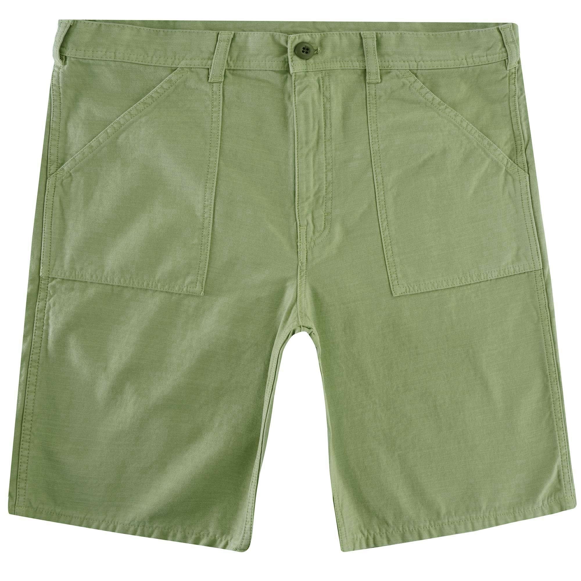 Fat Short Cotton Sateen - Olive