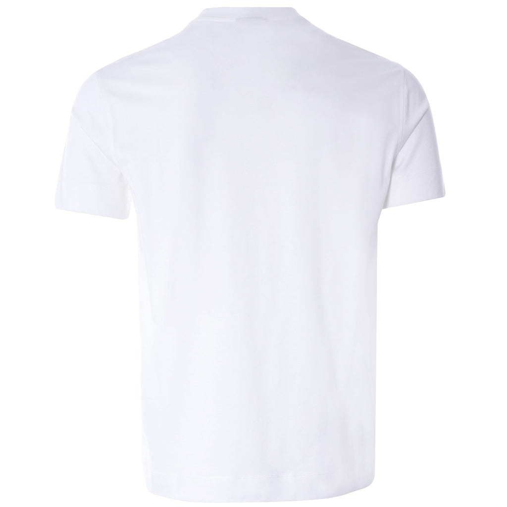 Tencel Blend Jersey T Shirt With R-EAcreate Logo Embroidery - Bianco