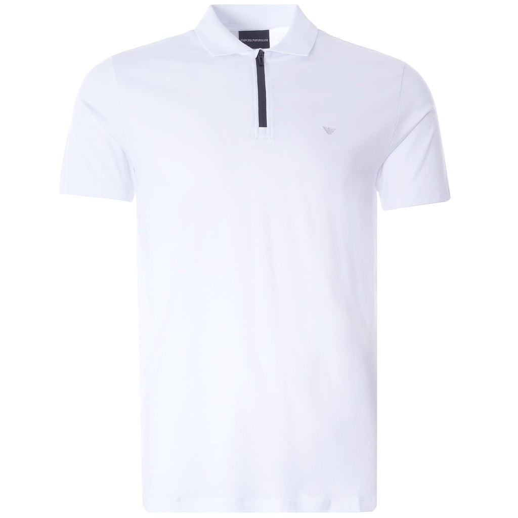 Travel Essentials Tencel Blend Polo Shirt - Bianco