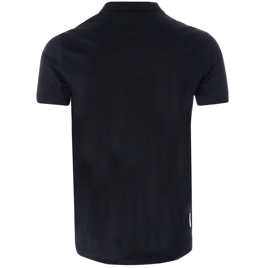 Travel Essentials Tencel Blend Polo Shirt - Nero
