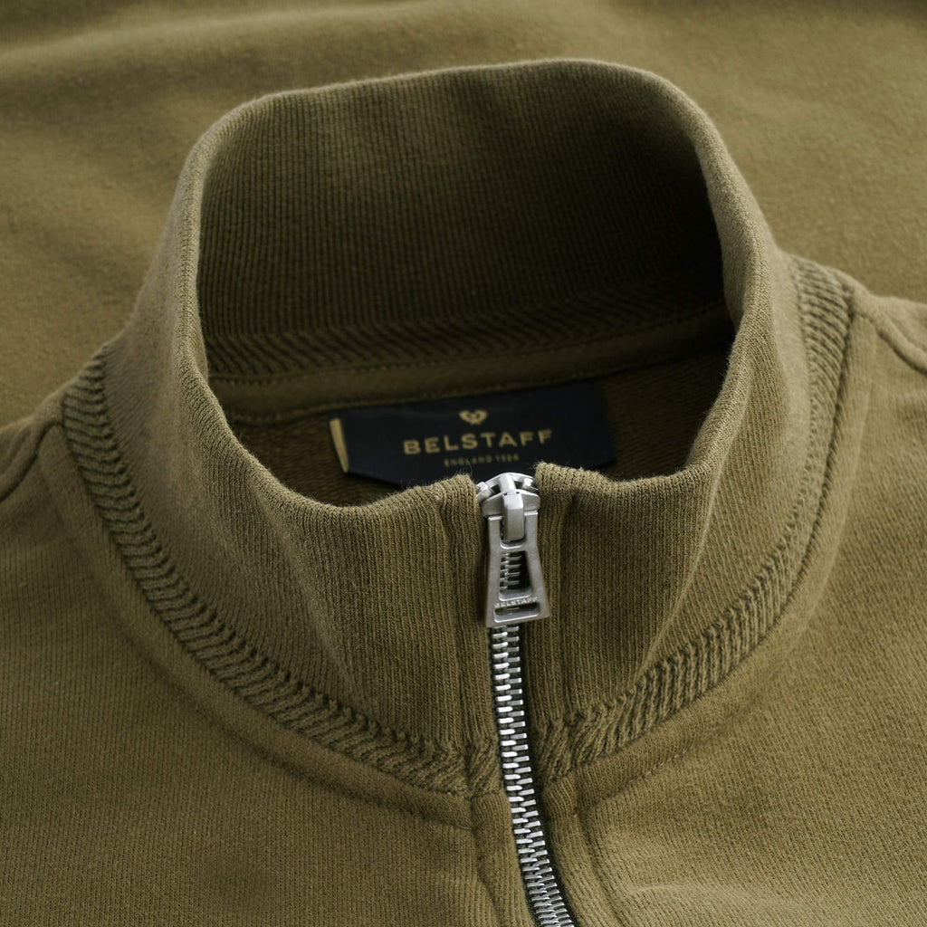 Zip Through Sweatshirt - Salvia