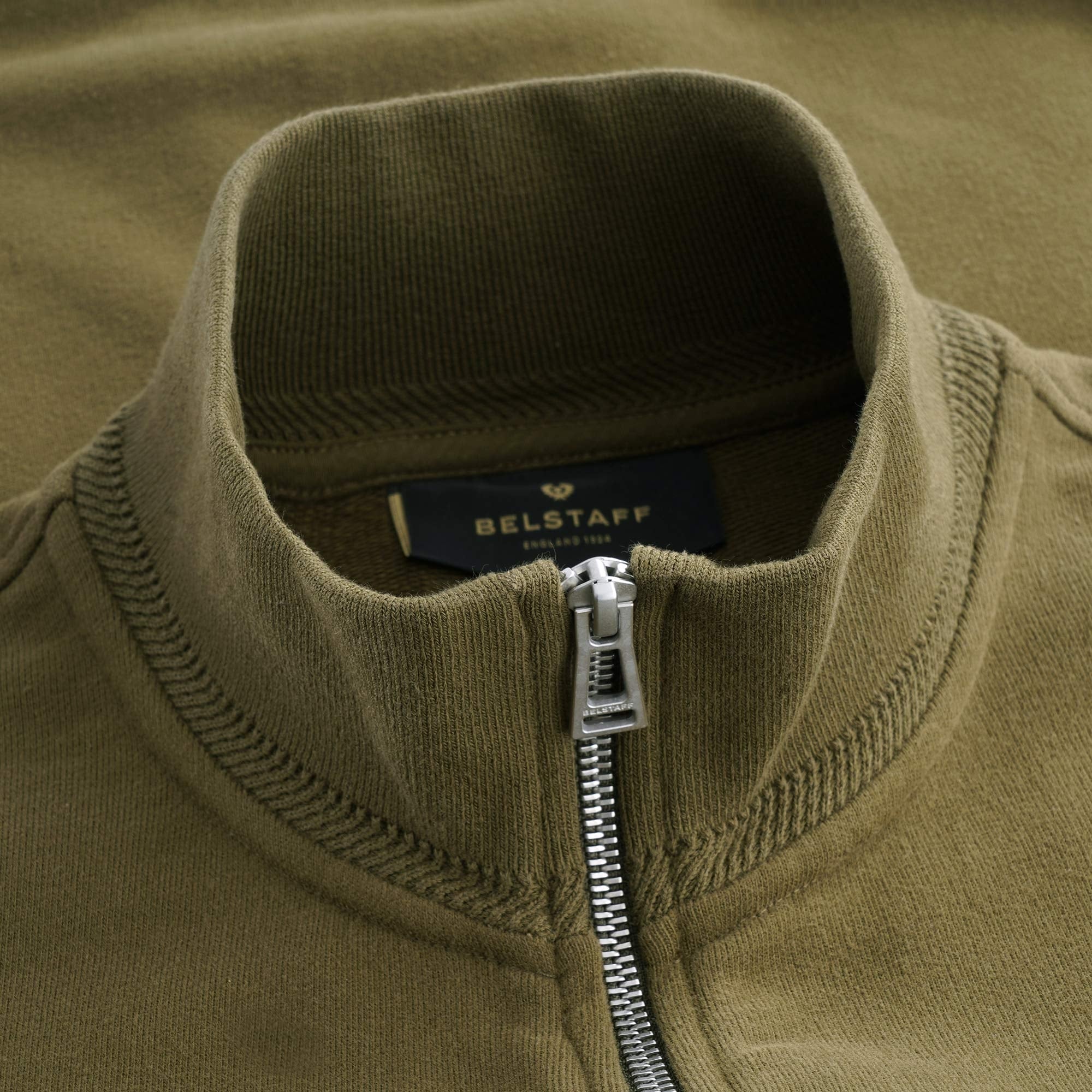 Zip Through Sweatshirt - Salvia