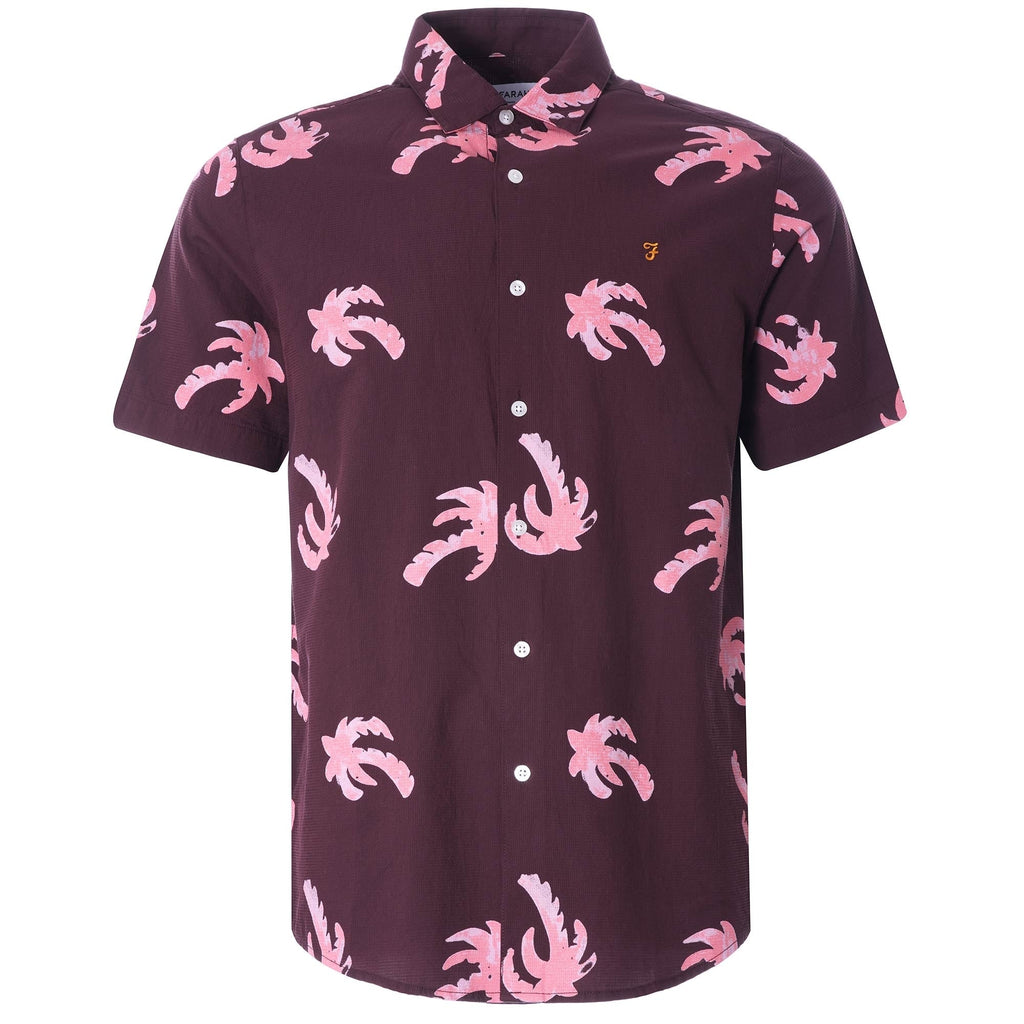 Elena Printed Shirt - Purple