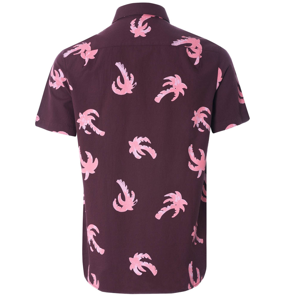 Elena Printed Shirt - Purple