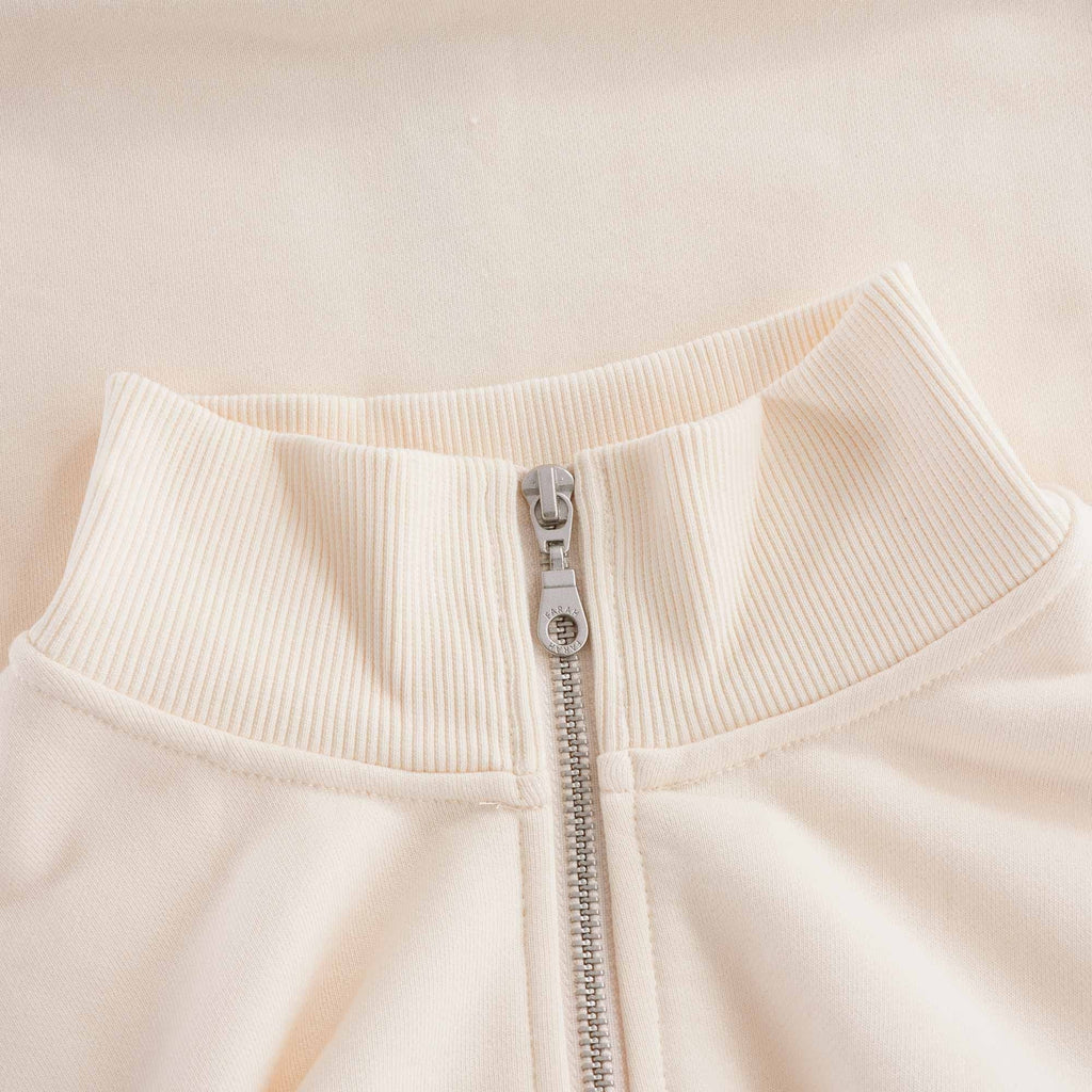 Bowmont Zip Sweatshirt - Cream