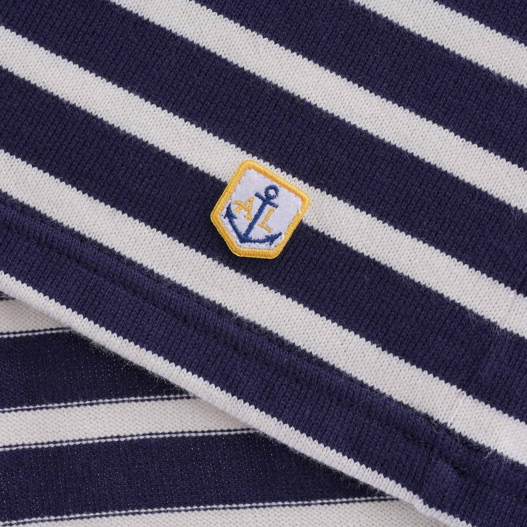 Organic Cotton L/S Mariniere Heritage T-Shirt - Navy/Natural