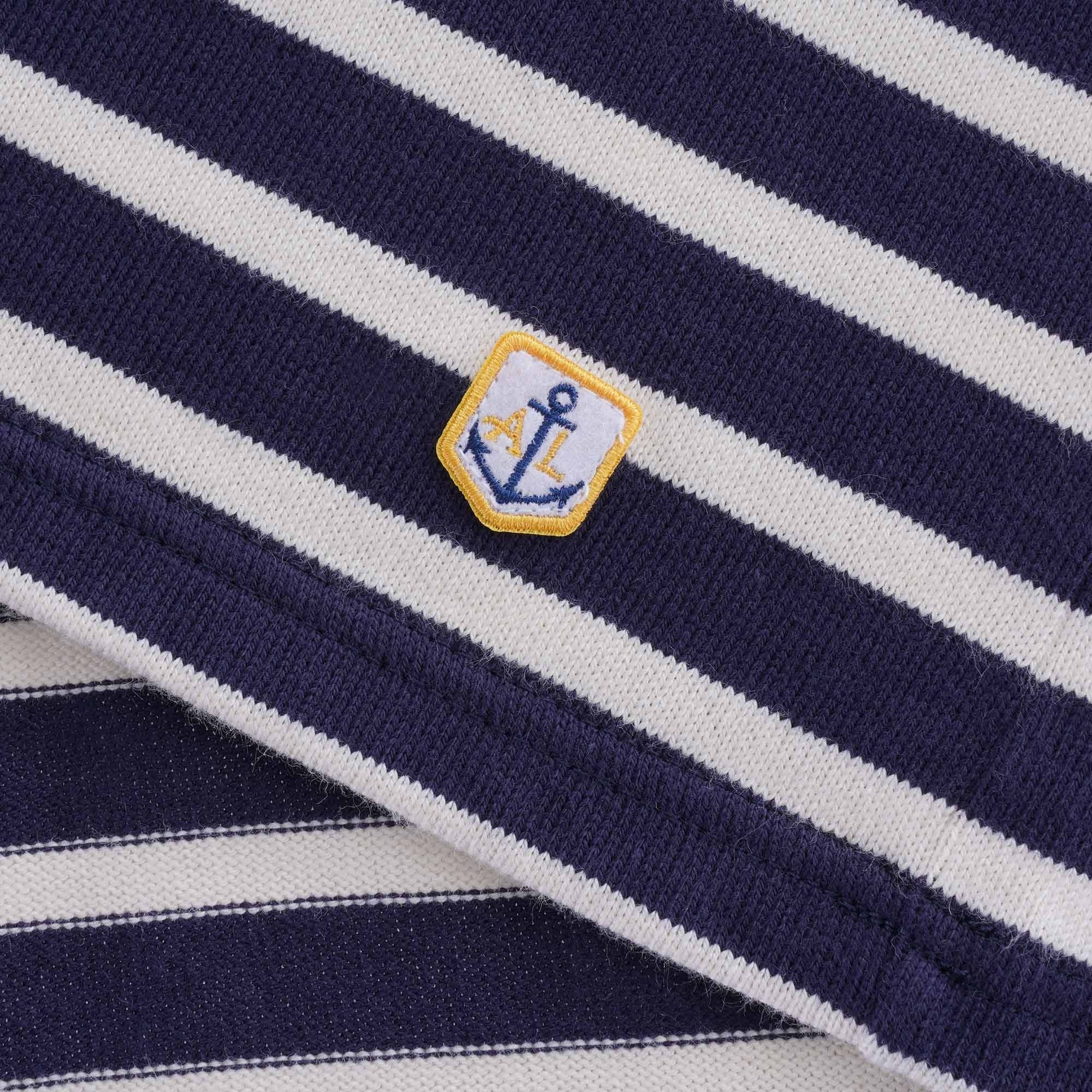 Organic Cotton L/S Mariniere Heritage T-Shirt - Navy/Natural