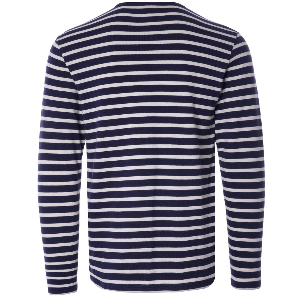 Organic Cotton L/S Mariniere Heritage T-Shirt - Navy/Natural