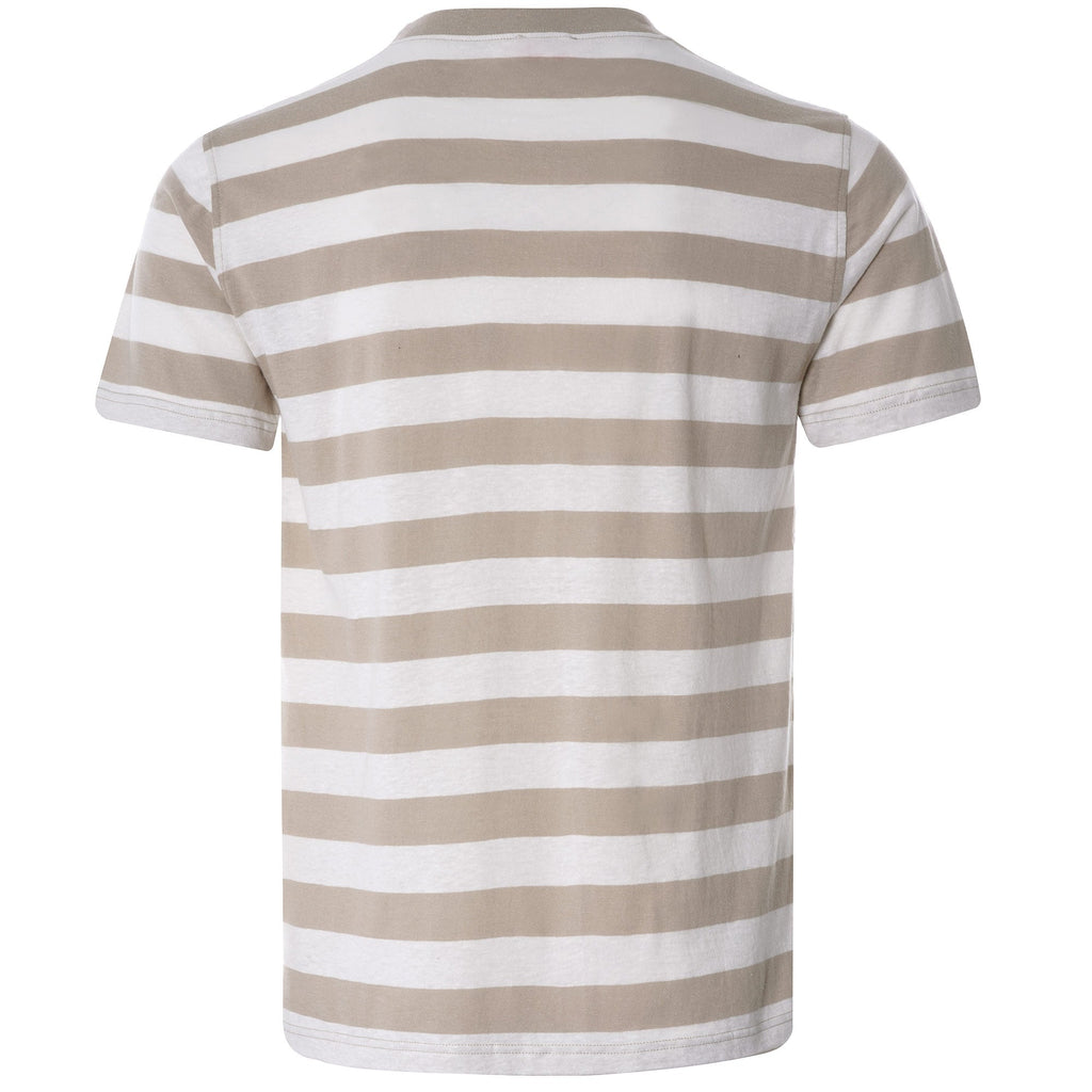 Wide Stripe Heritage T-Shirt - Flax/Natural
