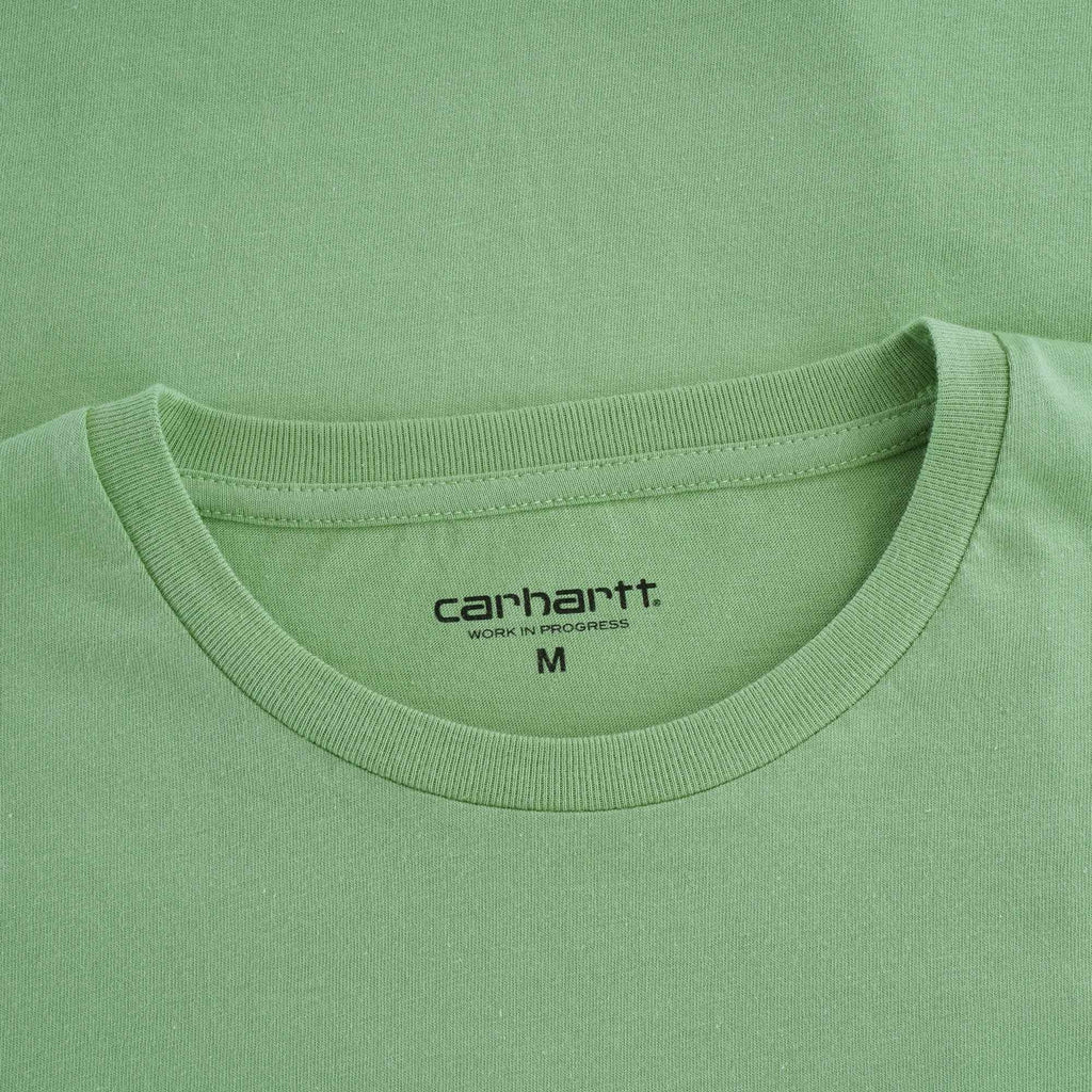 Womens L/S Pocket T-Shirt - Mineral Green