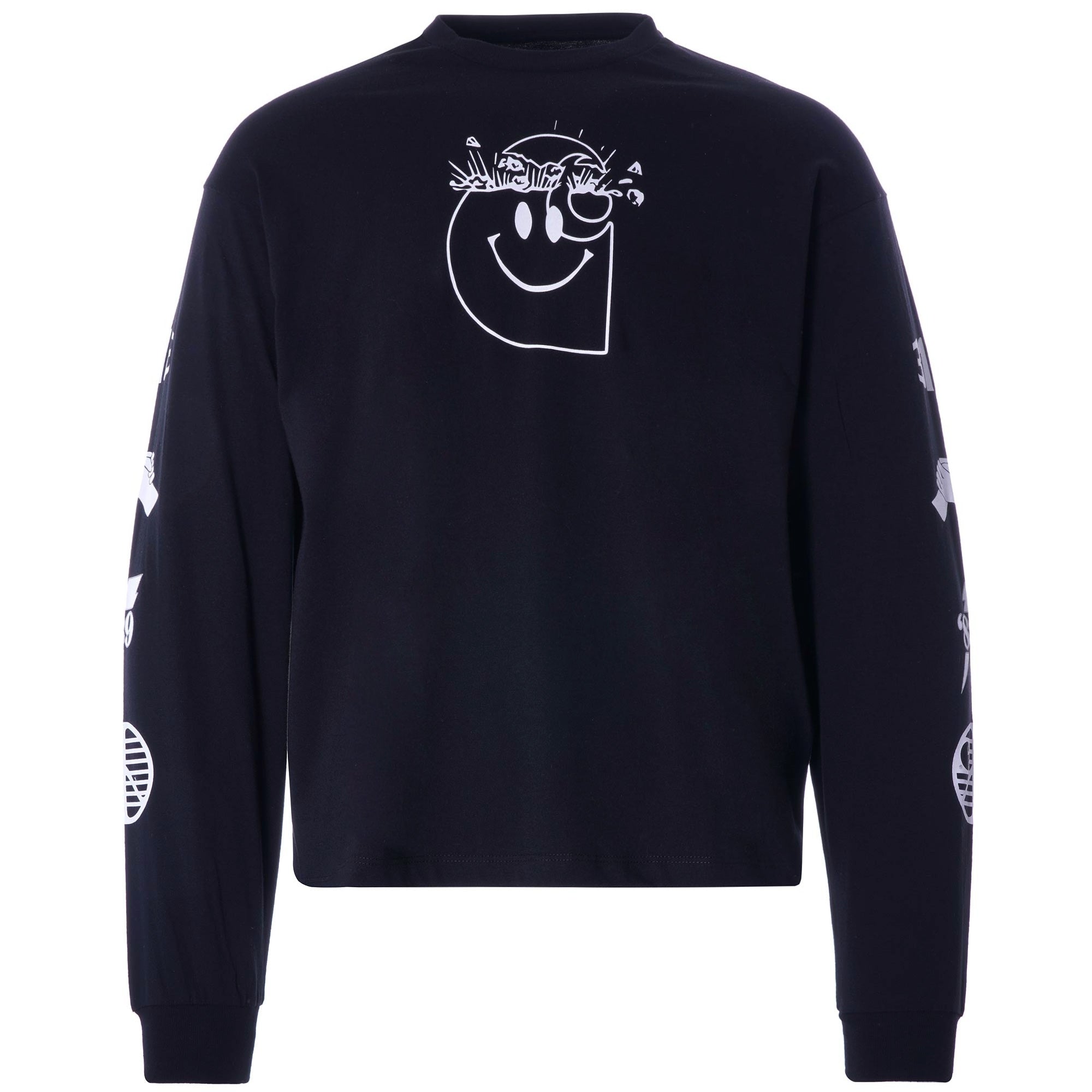 Womens L/S Tab T-Shirt - Black
