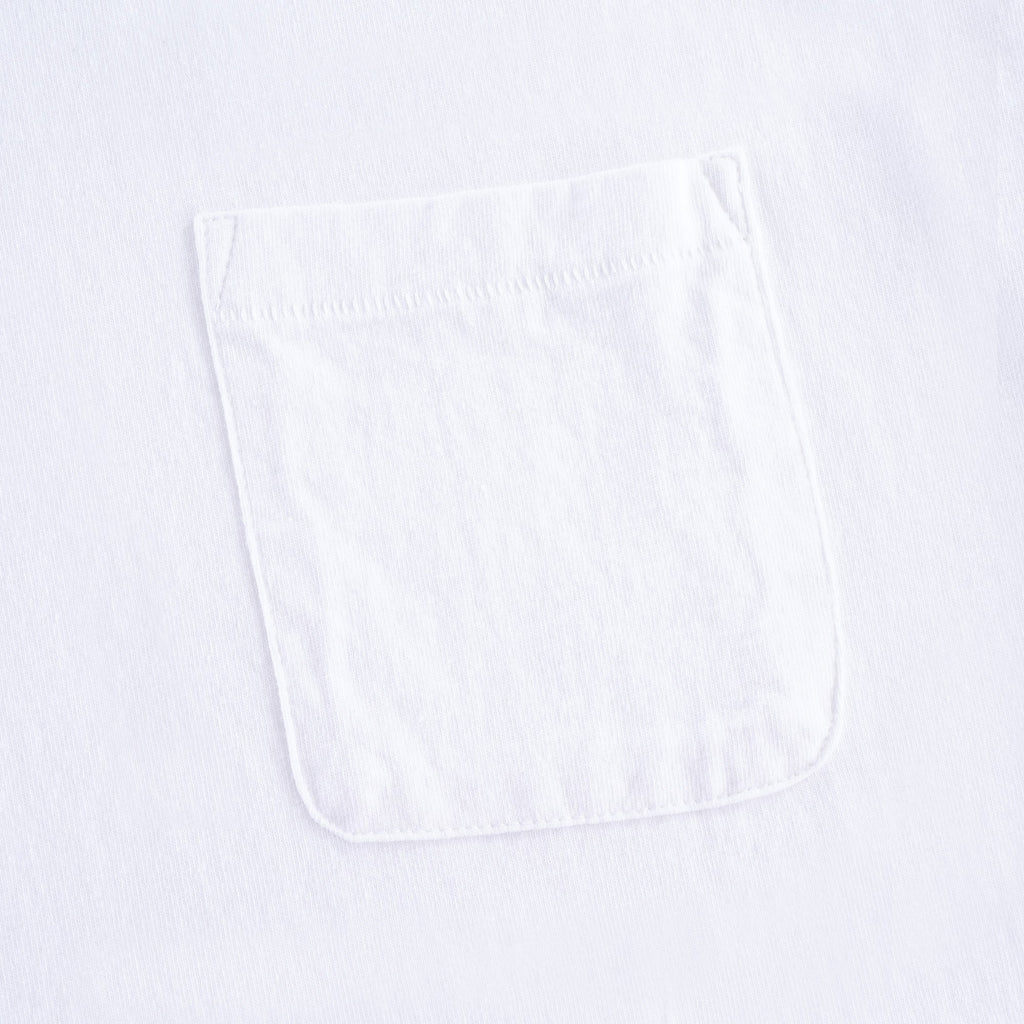 18/1 Jersey S/S Pocket Tee - White