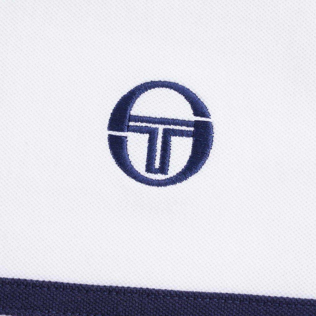 Supermac Polo Shirt - White/Navy