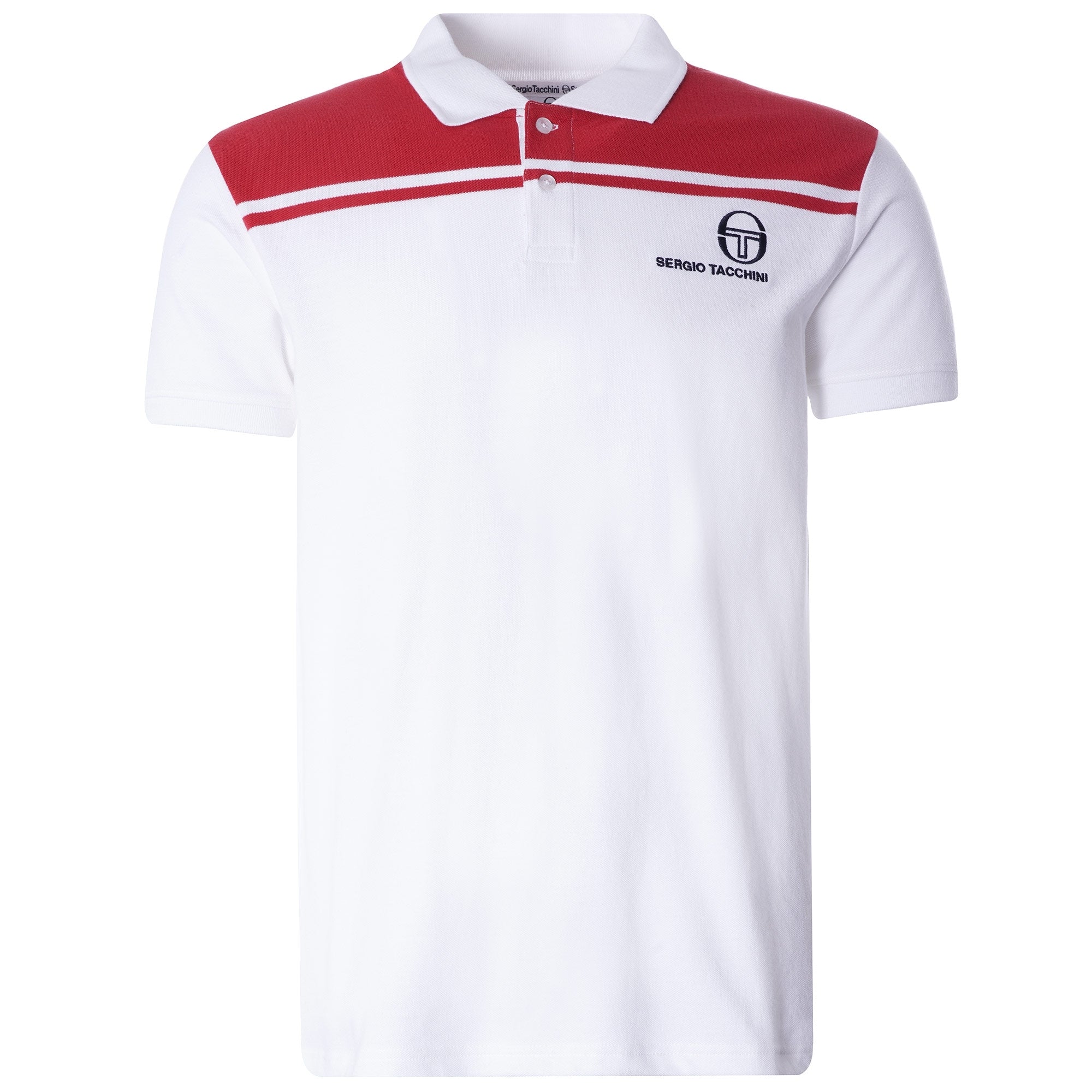 New Young Line Polo - Red/White