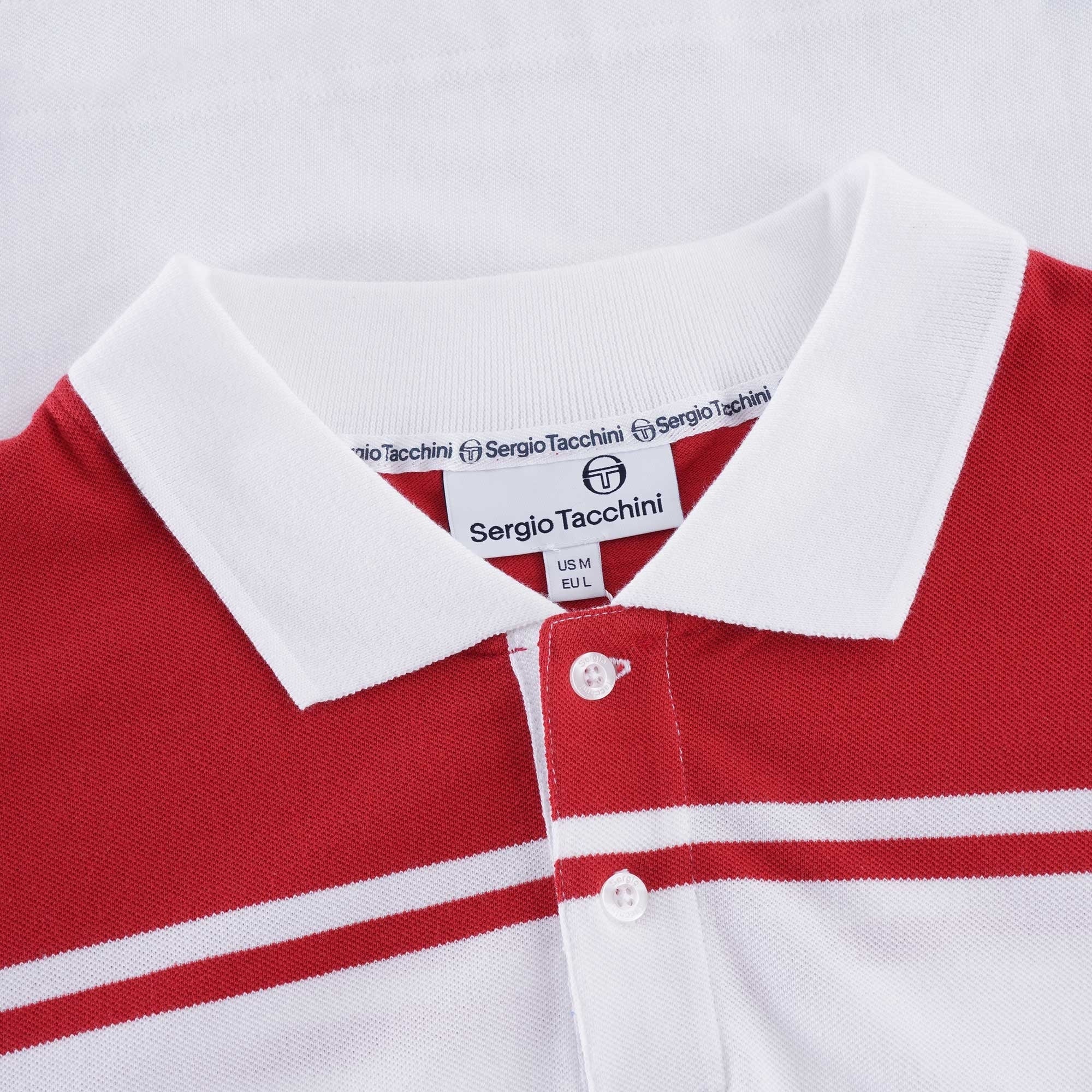 New Young Line Polo - Red/White