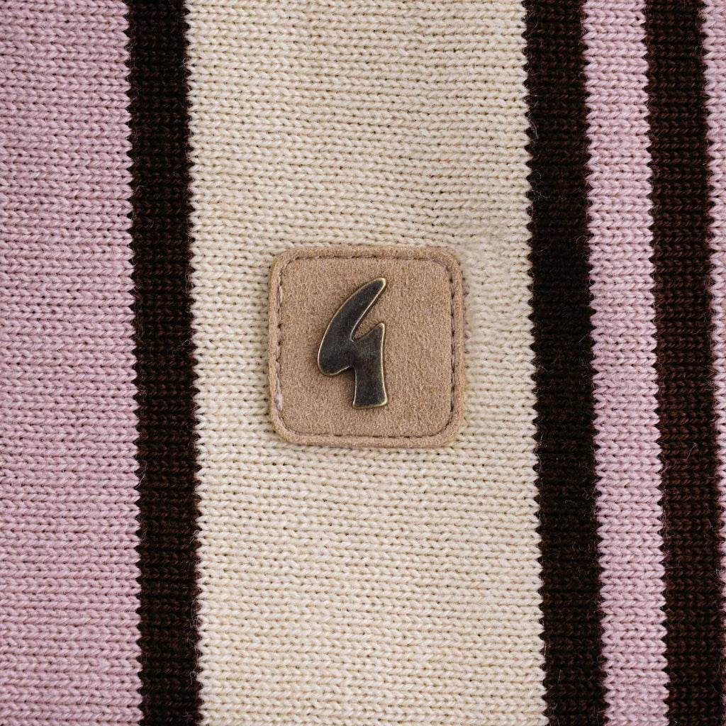 Searle Knitted Polo Shirt - Oxblood