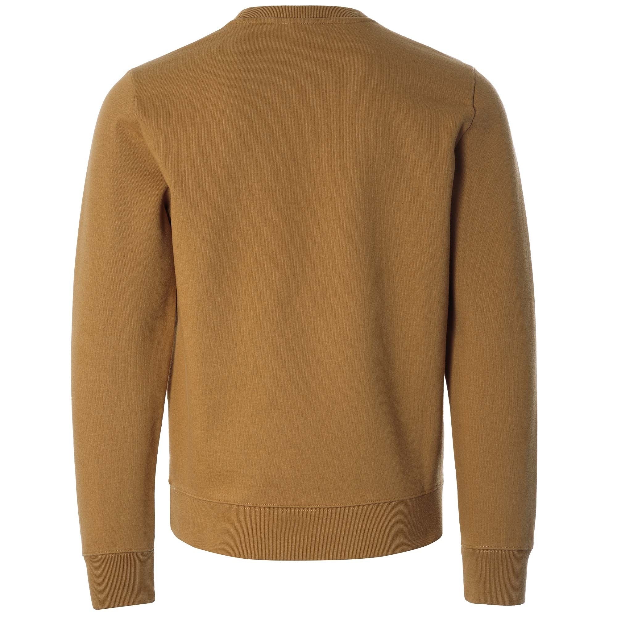 Big Fox Embroidery Regular Sweatshirt - Camel