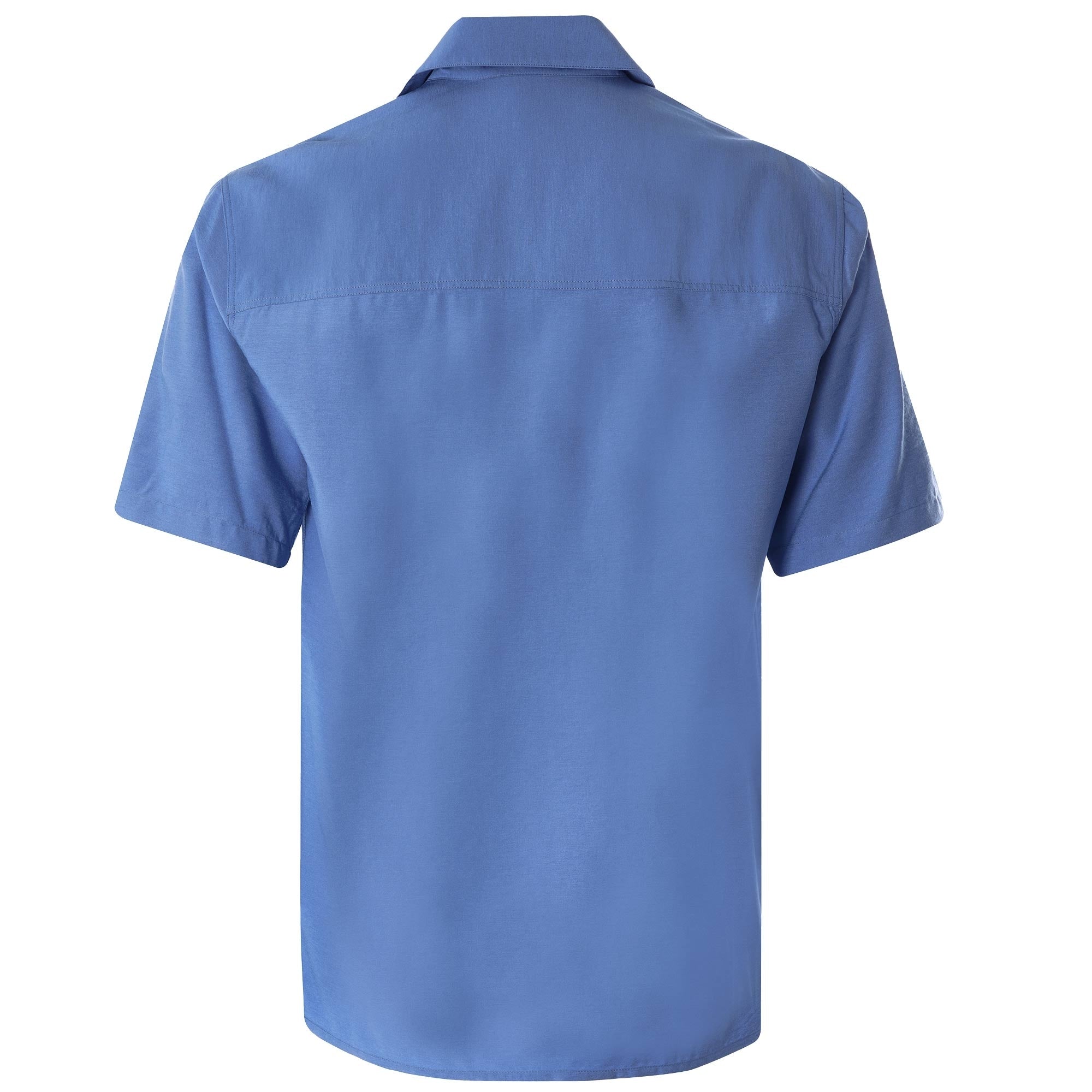 Ami Embroidery Short Sleeve Shirt - Sky Blue