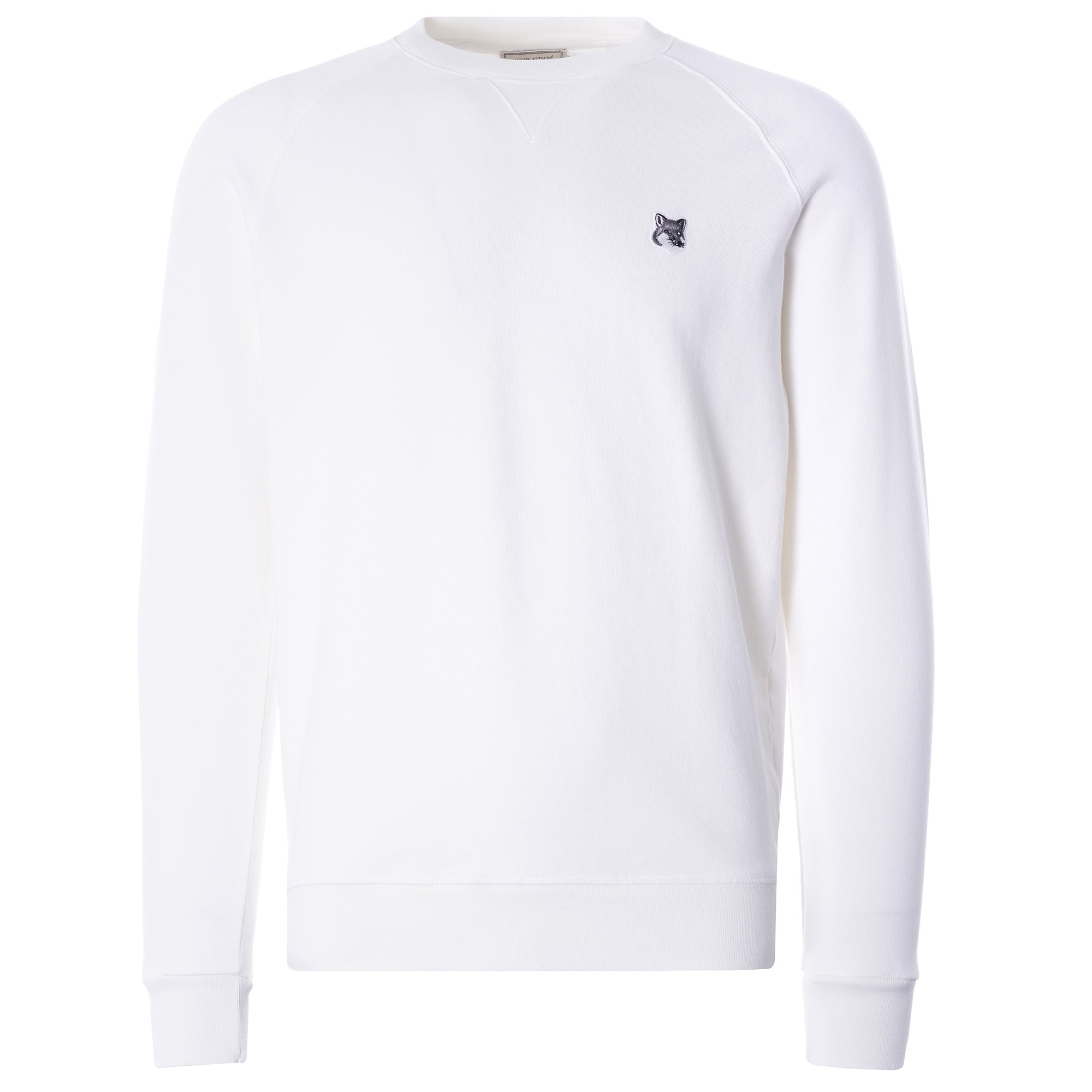 Grey Fox Head Patch Classic Sweatshirt - Ecru