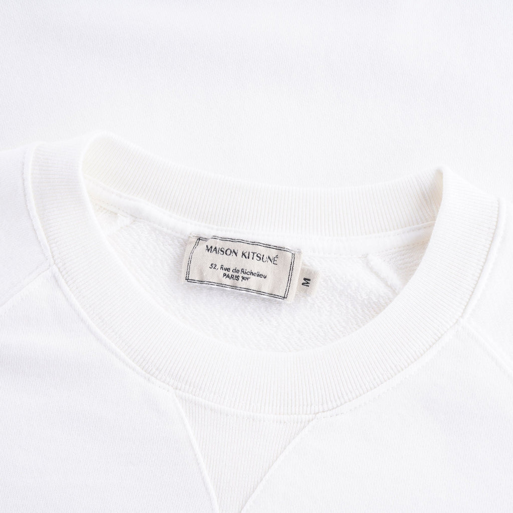Grey Fox Head Patch Classic Sweatshirt - Ecru