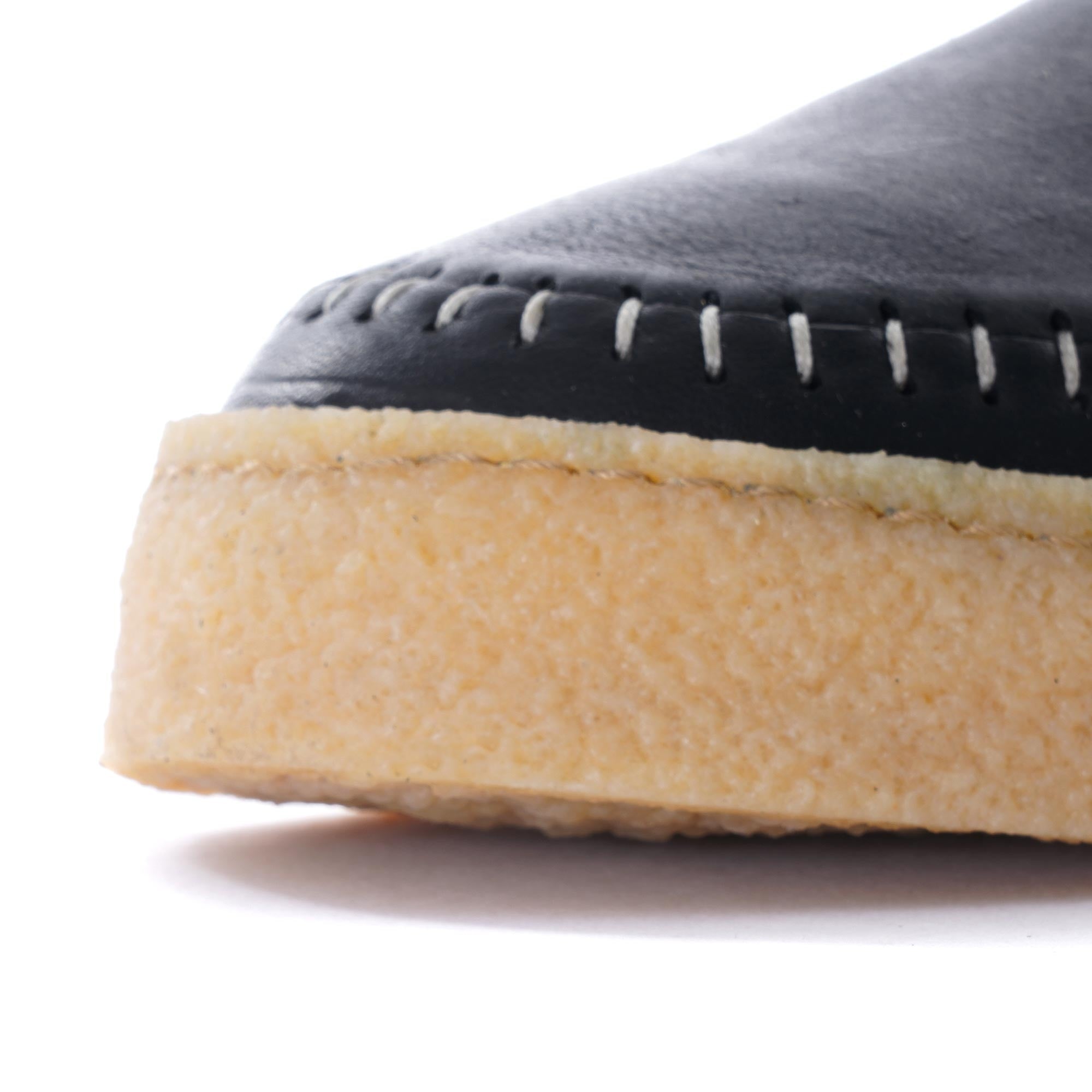 Hitch Tumbled Leather Shoe - Black