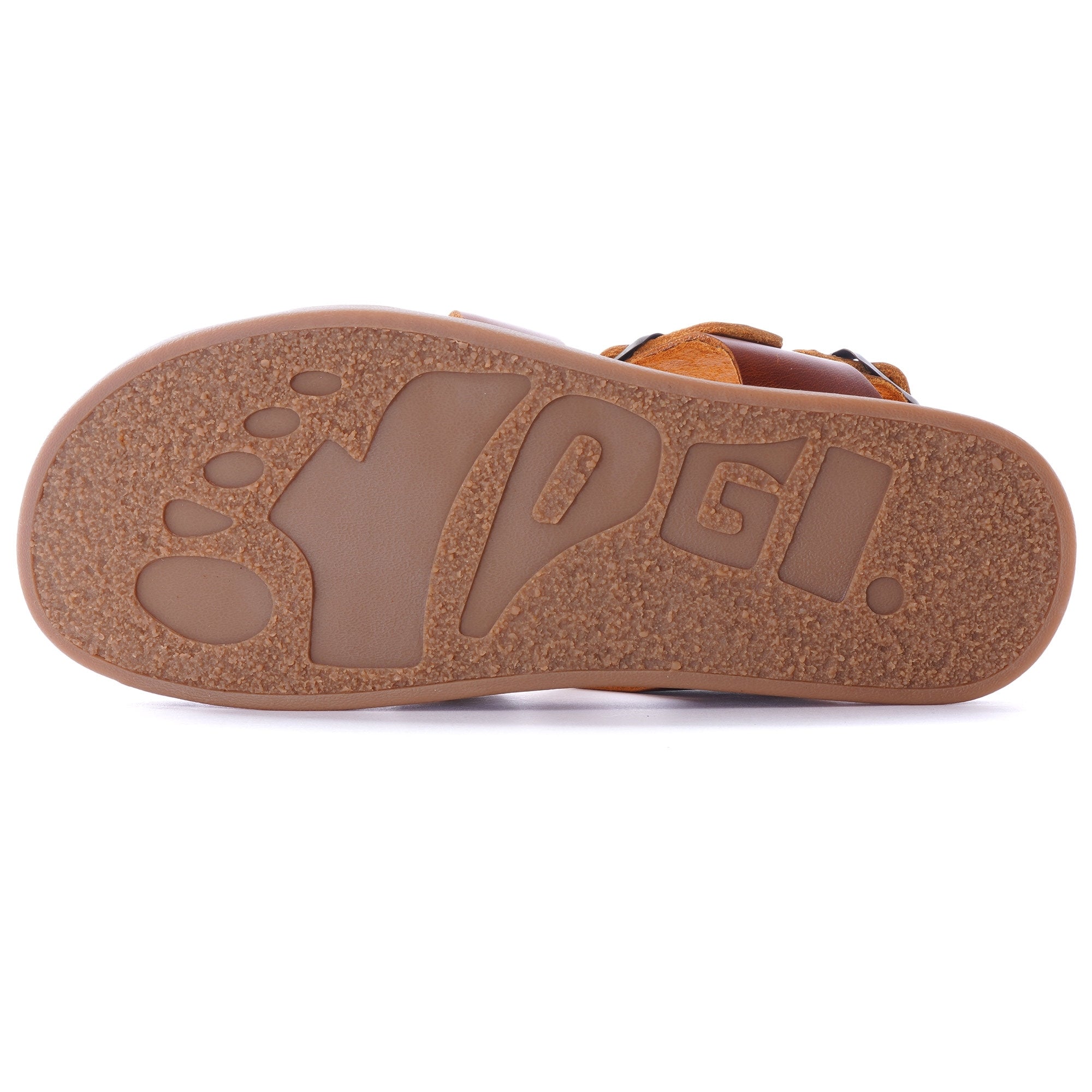 Elba Leather Sandal - Apricot