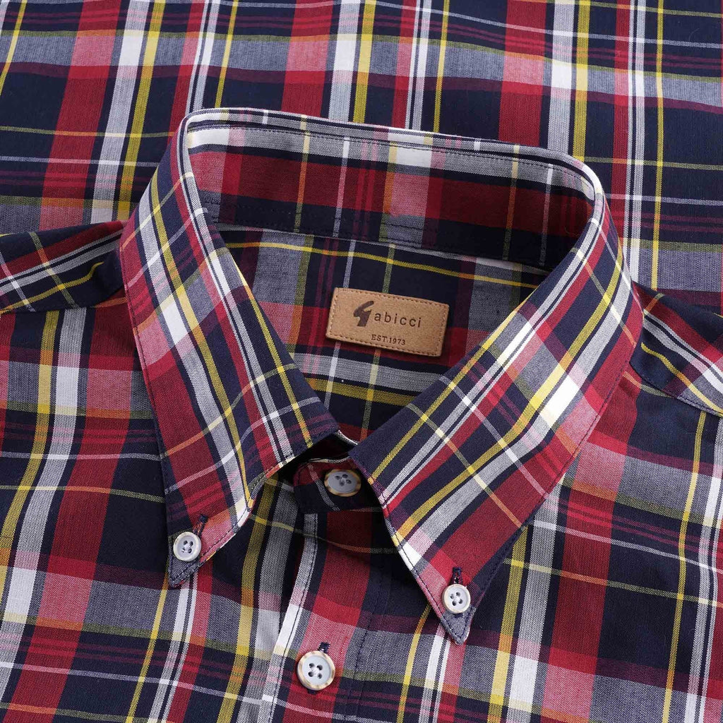 Caine Woven Short Sleeve Shirt - Navy