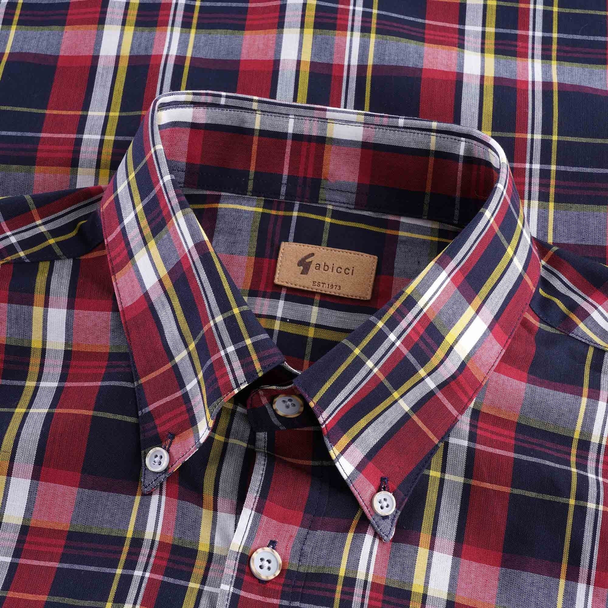 Caine Woven Short Sleeve Shirt - Navy