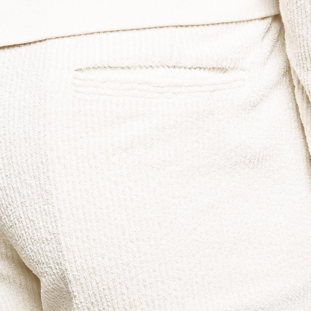 Beacher Towelling Classic Fit Day Shorts - White