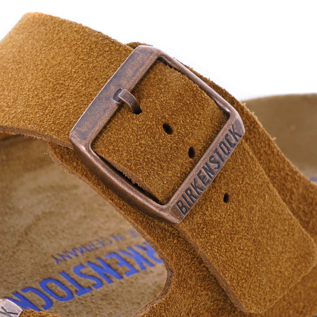 Arizona Soft Footbed Suede Leather - Mink