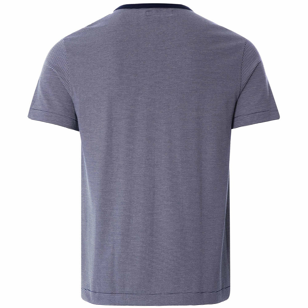 215 Crew Neck T-Shirt - Blue/Natural