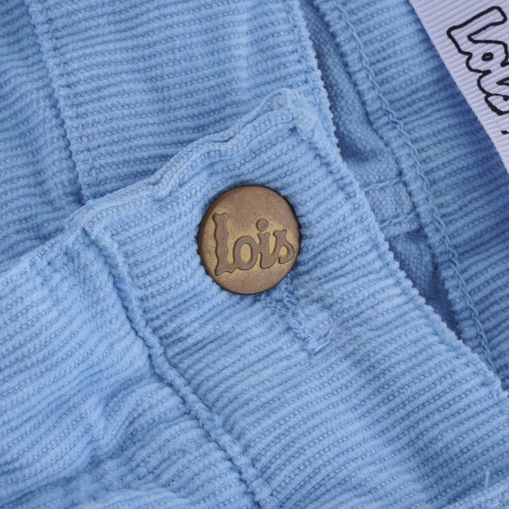 Sierra Thin Cord Jeans - Sky Blue
