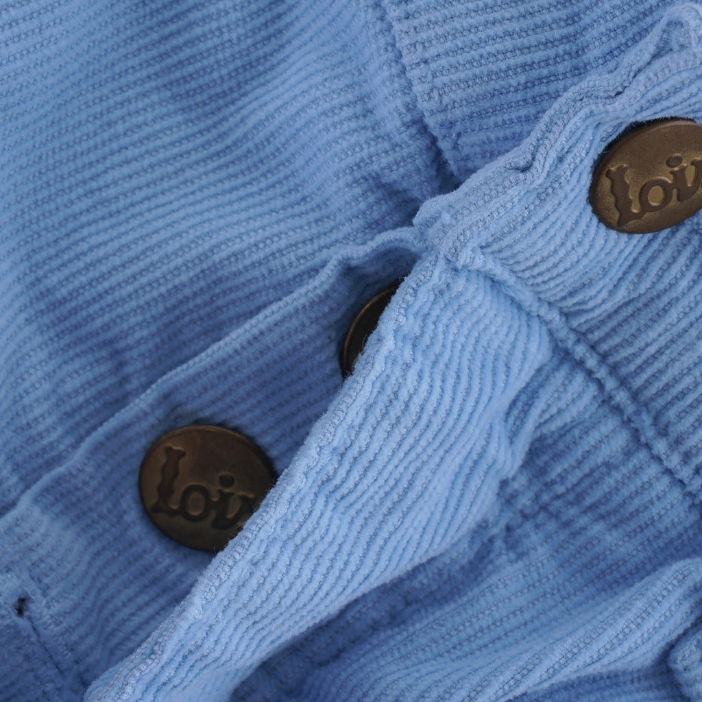 Sierra Thin Cord Jeans - Sky Blue