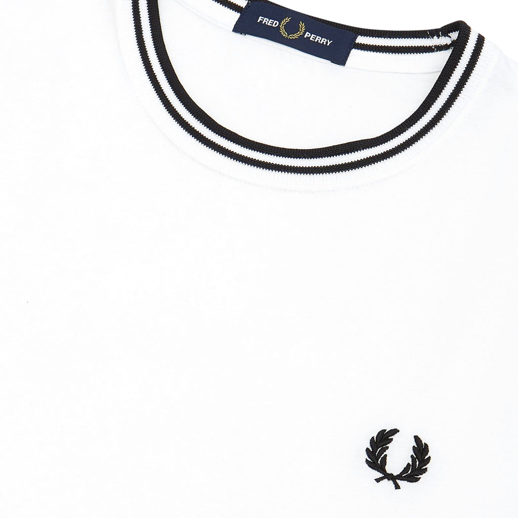 Fred Perry Twin Tipped T-Shirt - White