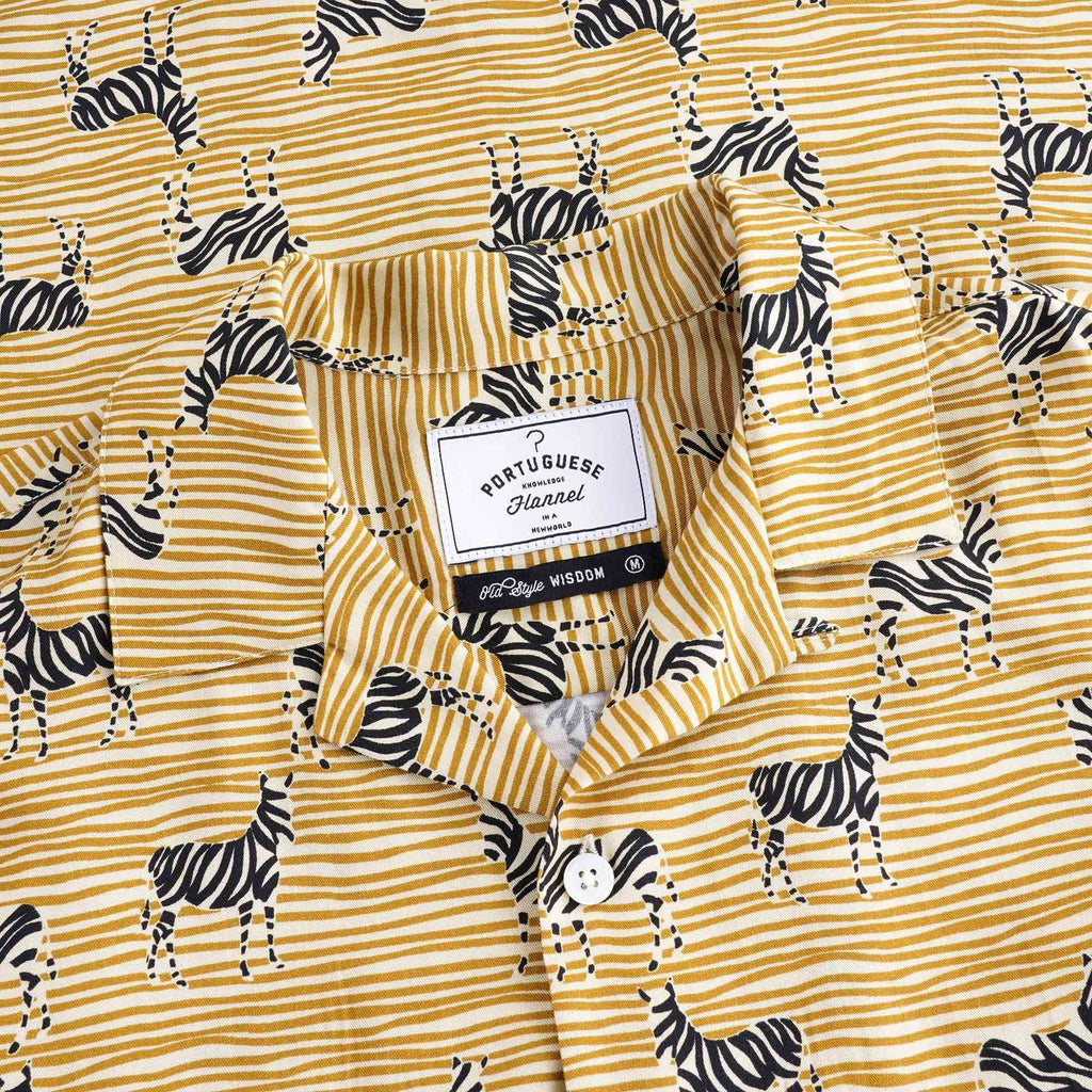 Zebra Shirt - Yellow