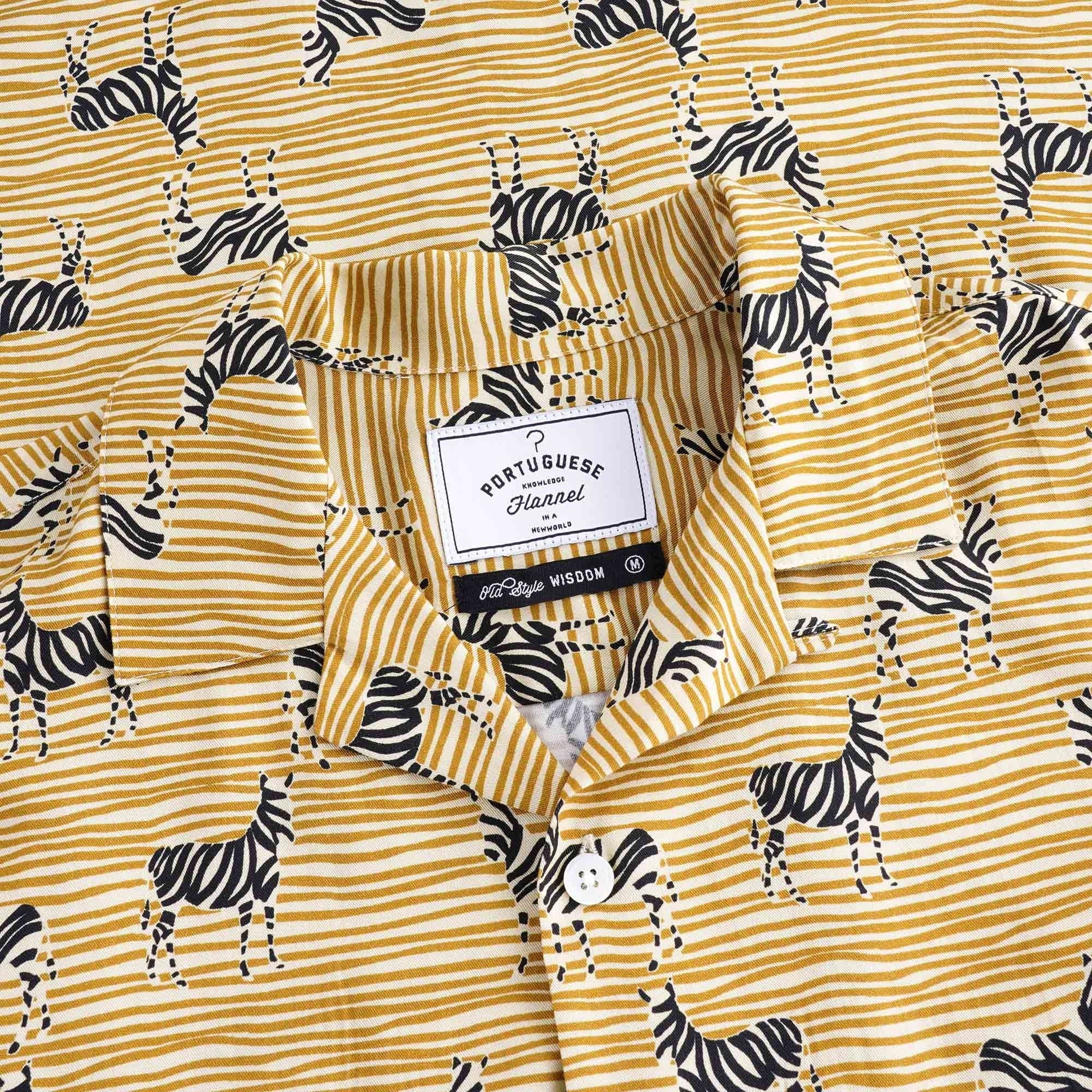 Zebra Shirt - Yellow