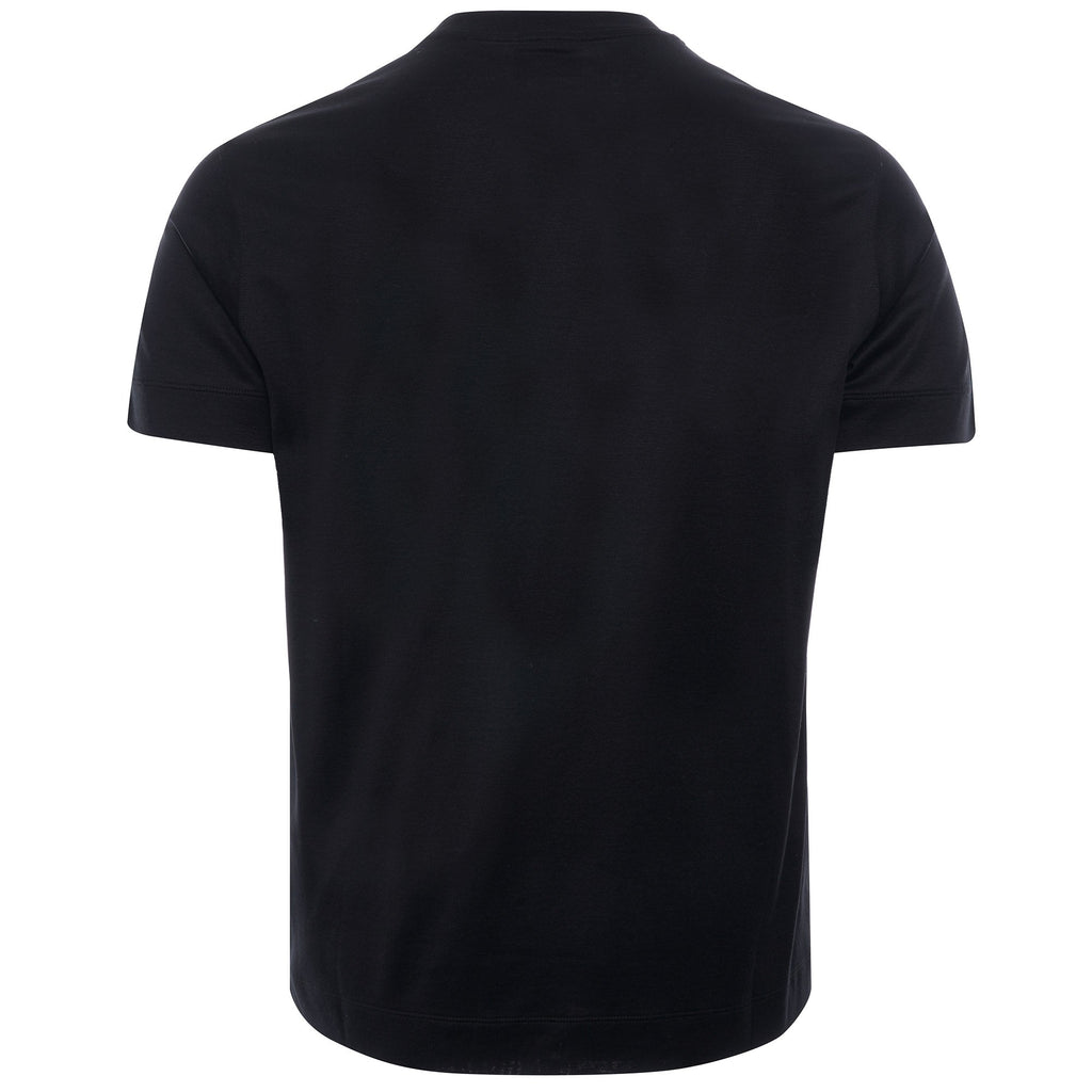 Tencel Blend Jersey T Shirt With R-EAcreate Logo Embroidery - Nero