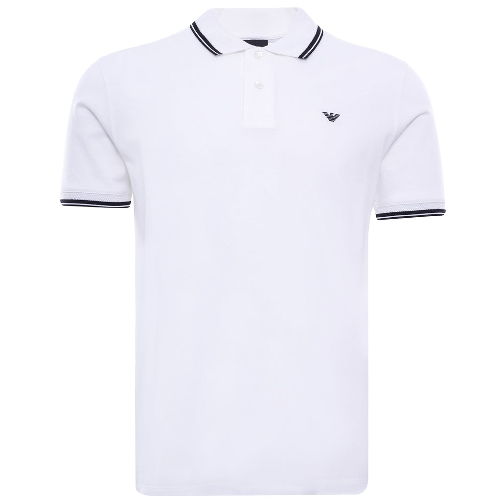 Mercerised Piqu Polo Shirt - Bianco