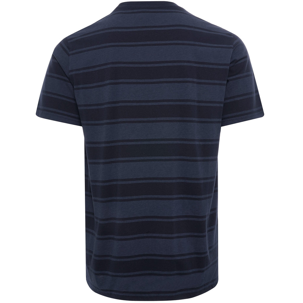 Stripe PS Logo Organic-Cotton T-Shirt - Dark Navy