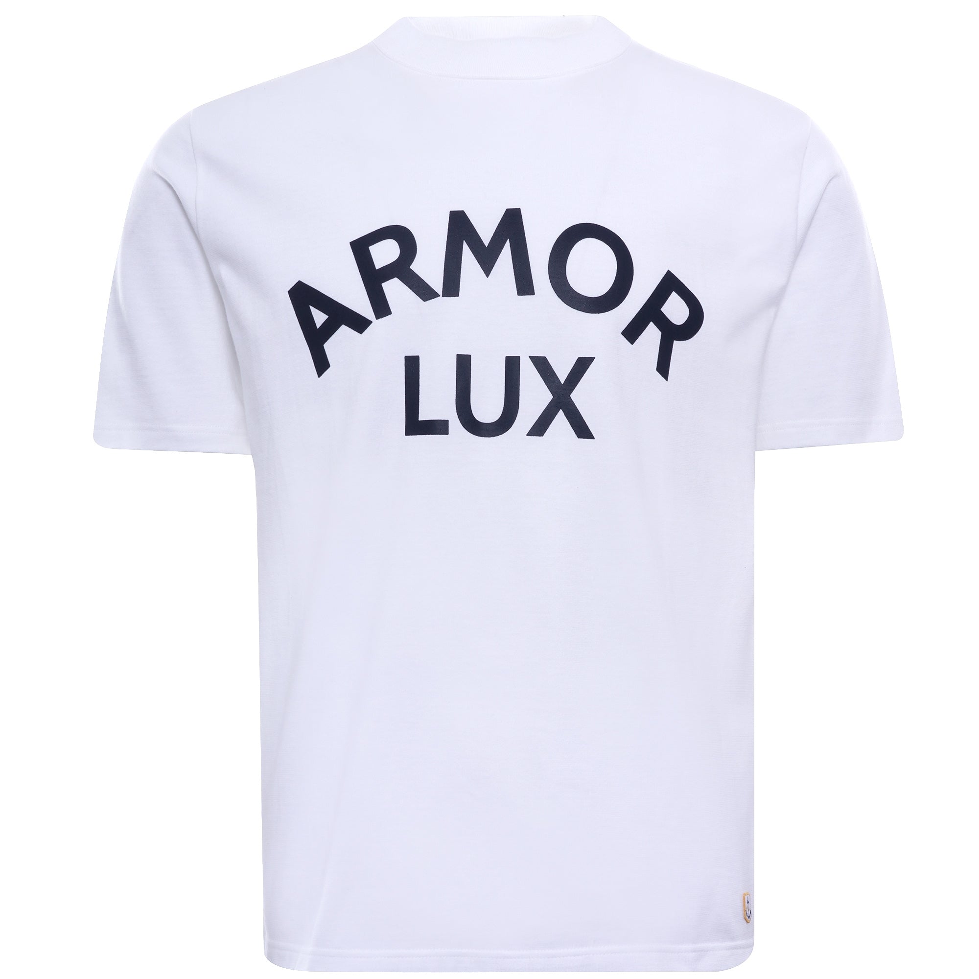 Heritage Cotton Logo T-Shirt - Blanc