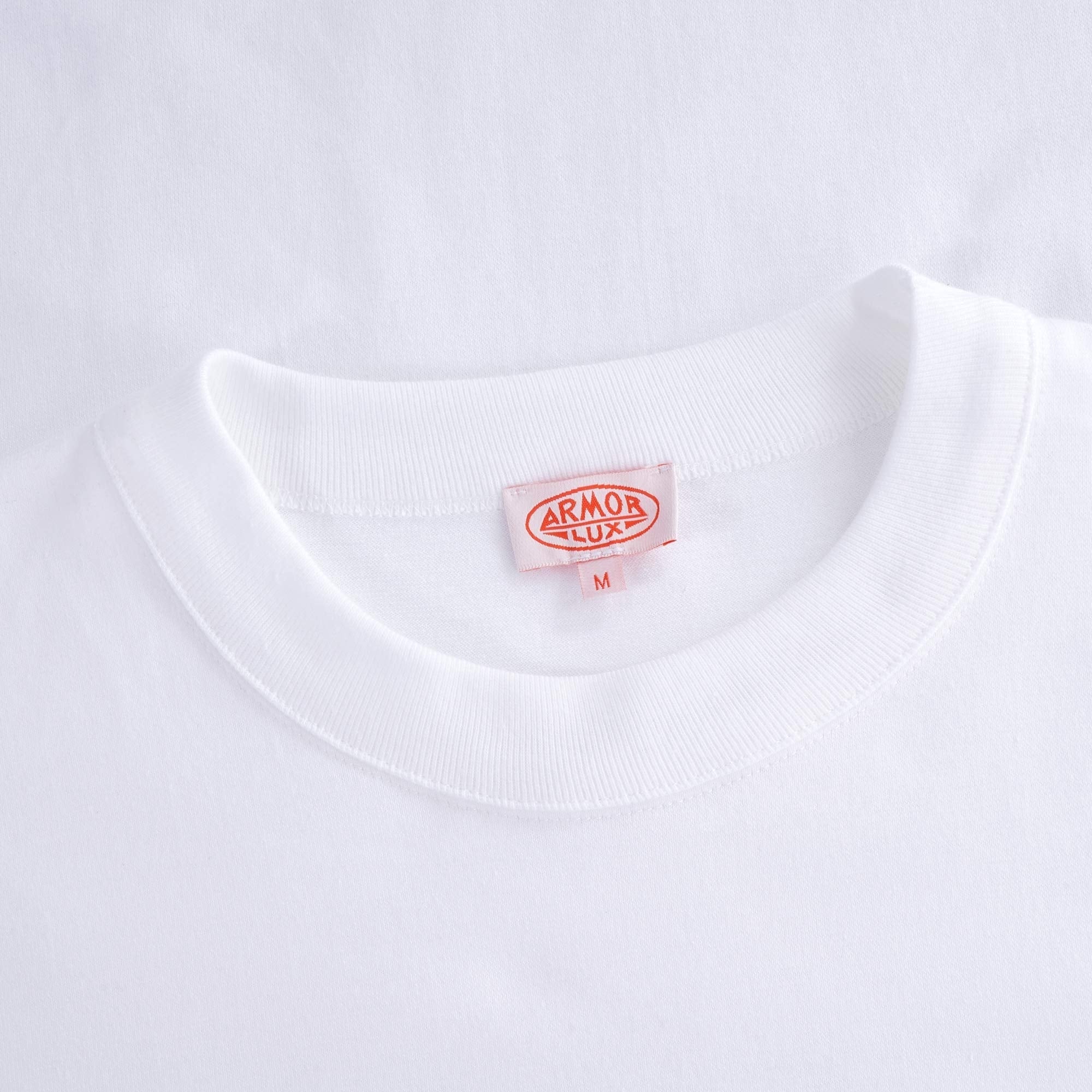 Heritage Cotton Logo T-Shirt - Blanc